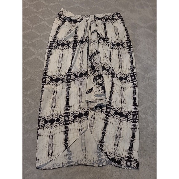 Bec & Bridge Skirt Women's Size 2 Black White Romantic Cottage Boho Fairy Lined - Picture 1 of 10